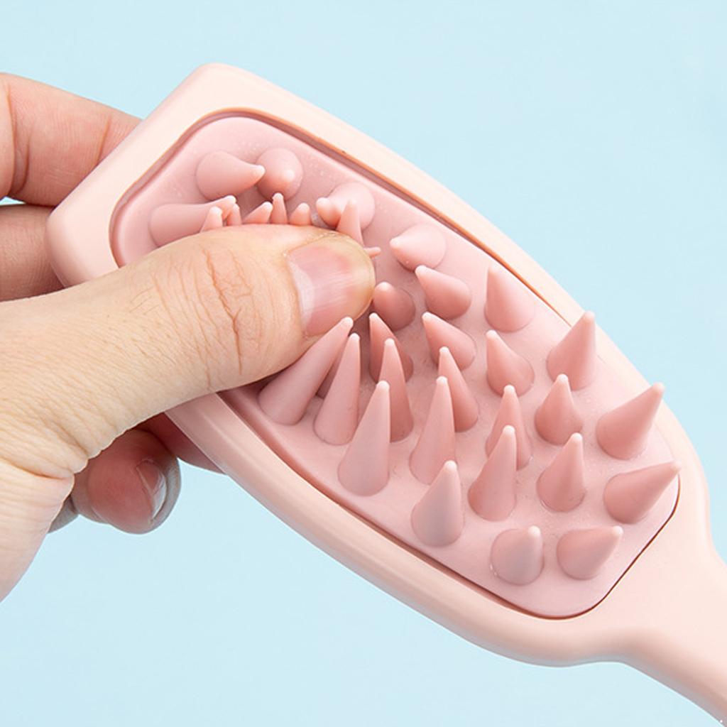 2PCS Handheld Hair Wash Brush Scalp Care Massager Waterproof Design for Deep Cleansing and Stimulating Scalp Refreshment