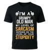 Grumpy Old Man Sarcasm Funny Quote Black T-Shirt