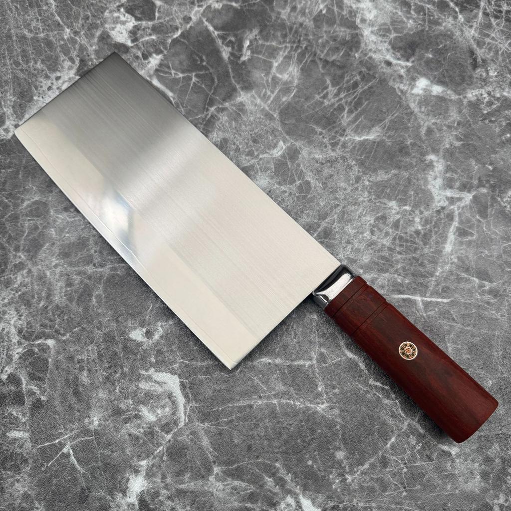 8.5 Inch Chinese Chef Knife 10Cr15Mov Steel Blade Rosewood Handle Slicing Vegetables Cleaver Meat Handmade Forged Kitchen Knives