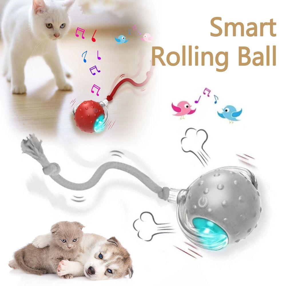 Automatic Electric Cat Ball Toy Fast Rolling Dog Cat Training Ball Smart Cat Toys Pet Supplies