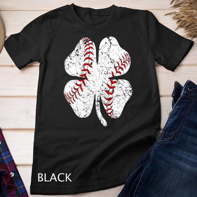 Baseball St Patrick's Day T-Shirt Herren Damen T-Shirts Oberteil Jungen Männer Catcher Kleeblatt Unisex T-Shirt Herren Damen T-Shirts Oberteil