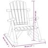 VidaXL 5-piece Garden Lounge Set Solid Spruce Wood 3185531