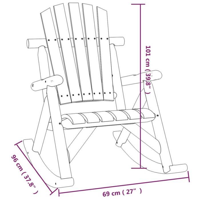 VidaXL 5-piece Garden Lounge Set Solid Spruce Wood 3185531