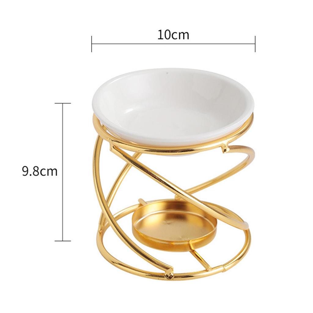 Essential Oil Burner Decorative Fragrance Holder Scented Diffuser Aroma Oil Burner for Bedroom Office Holiday Yoga Decoration