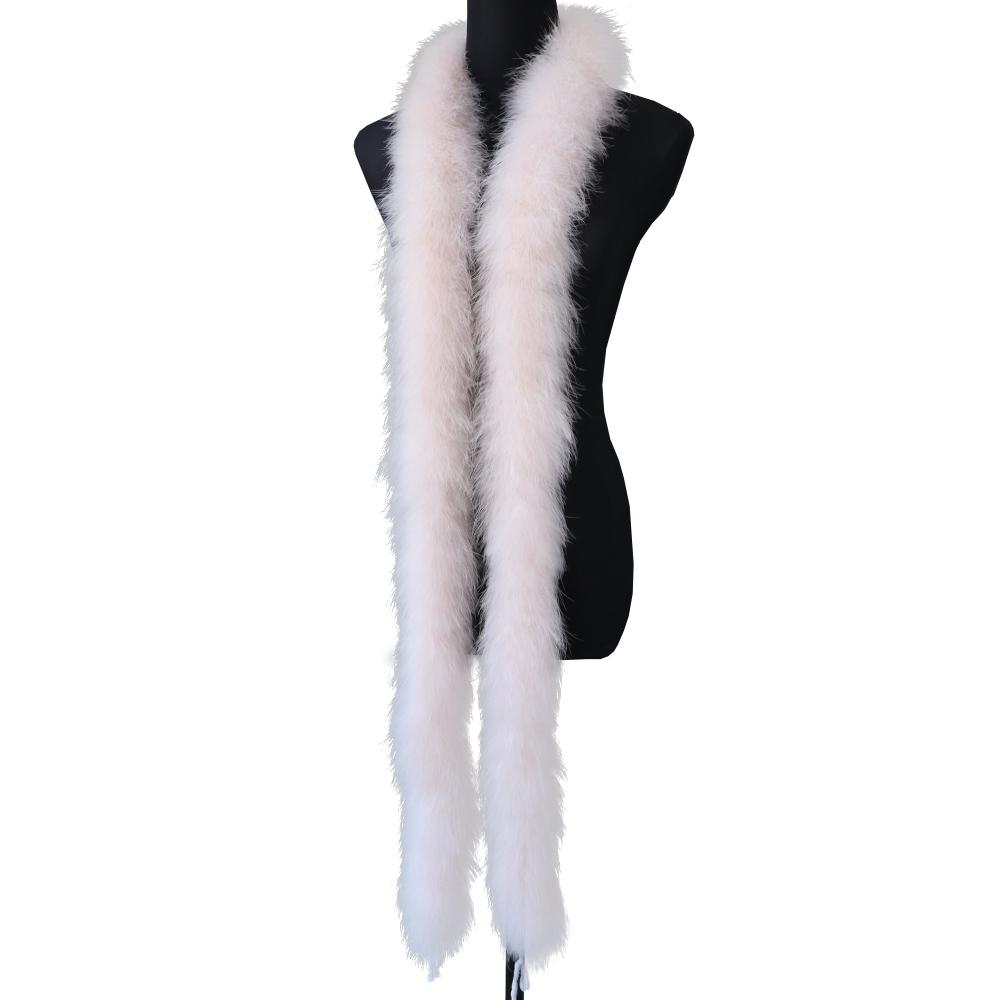 DIY 2 Meters Fluffy Natural Turkey Marabou Feather Boa for Wedding Party Decoration Feathers Shawl Scarf DIY Dress Sewing Crafts
