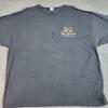 Vintage Delta Deer Hunter Shirt Mens 2XL Gray Buck Wear Graphic Hunting Tee 2003 Unisex T-Shirt