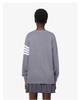 TB Knitted Sweater Unisex Autumn/Winter New Collection Solid Color Four Bar Long Sleeve Round Neck Sweater Fashionable and Simple