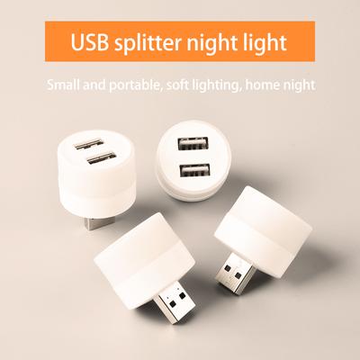 USB-Nachtlicht, Mini-LED-Nachtlicht, USB-Steckerlampe, Powerbank zum Aufladen, USB-Buchlichter, Leselampen mit Augenschutz