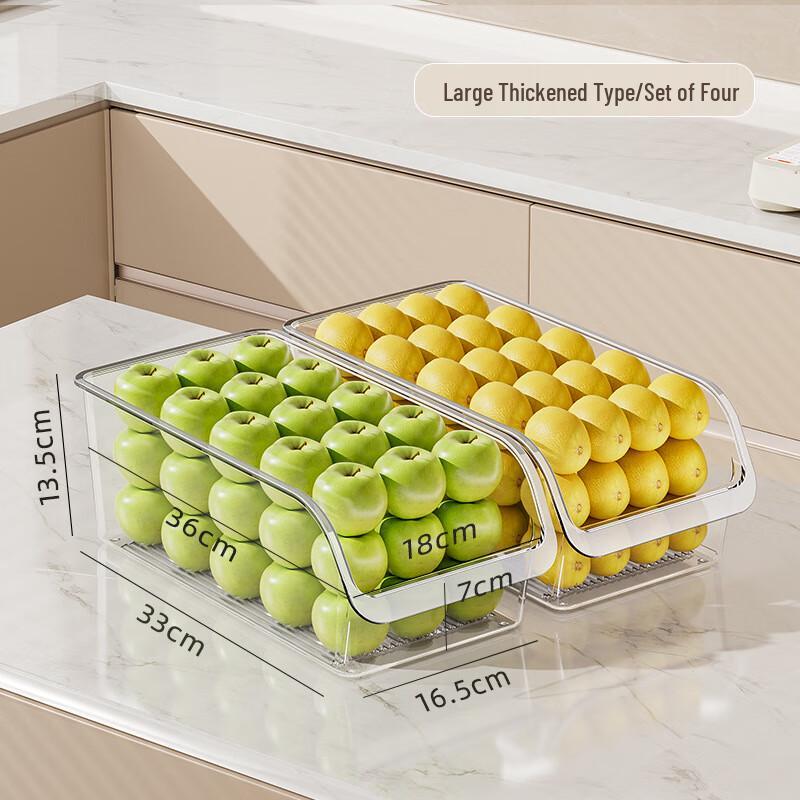 ZISIZ Transparent Plastic Egg Storage Box