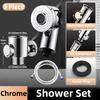 G1/2 Universal Shower Head Valve One Key Water Stop Switch G1/2 Water Saving Push Button Handheld Shower Quick Shut-off Valve