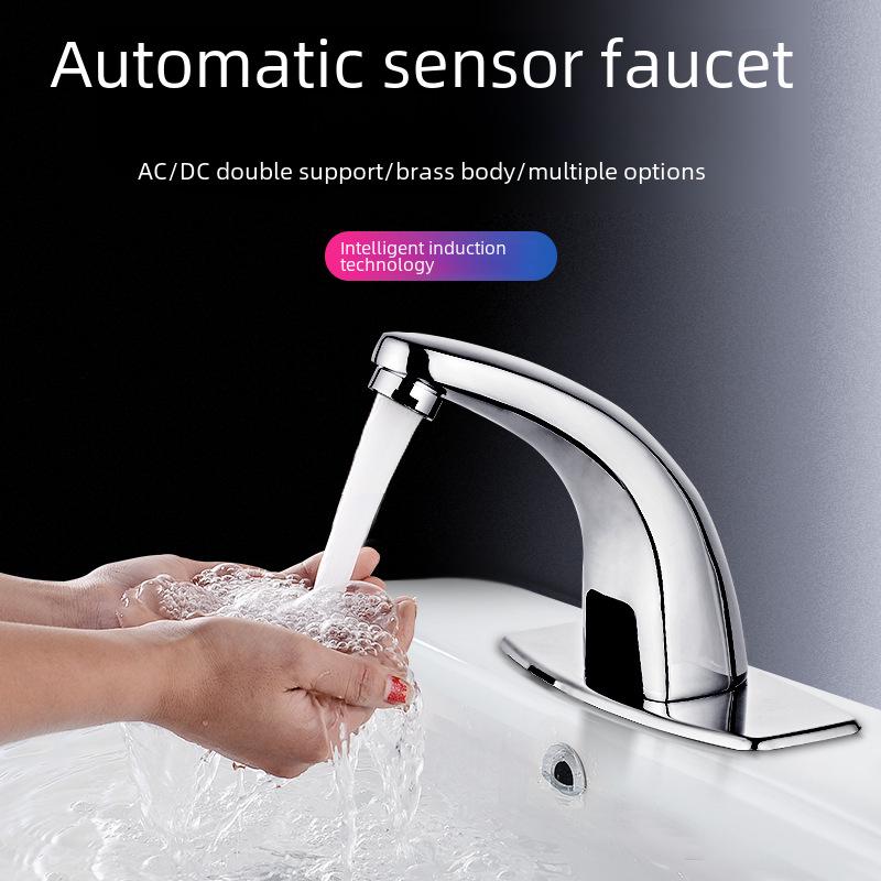 Smart Automatic Infrared Dual-Temperature Faucet for Hands-Free Washing