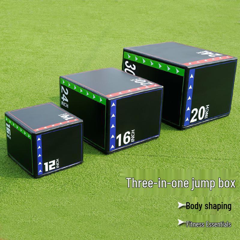 RuiLv 3-in-1 Soft Plyometric Jump Box