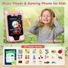 Children Phone Camera Toys Mp3 Music Player 20 Puzzle Games Tooddler Leaning Toys for Girls Boys Birthday Gifts With 8G