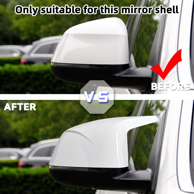New White Style Black Carbon Fiber Look Exterior Rearview Side Mirror Cover Cap Shell for BMW X3 F25 X4 F26 X5 F15 X6 F16-2018