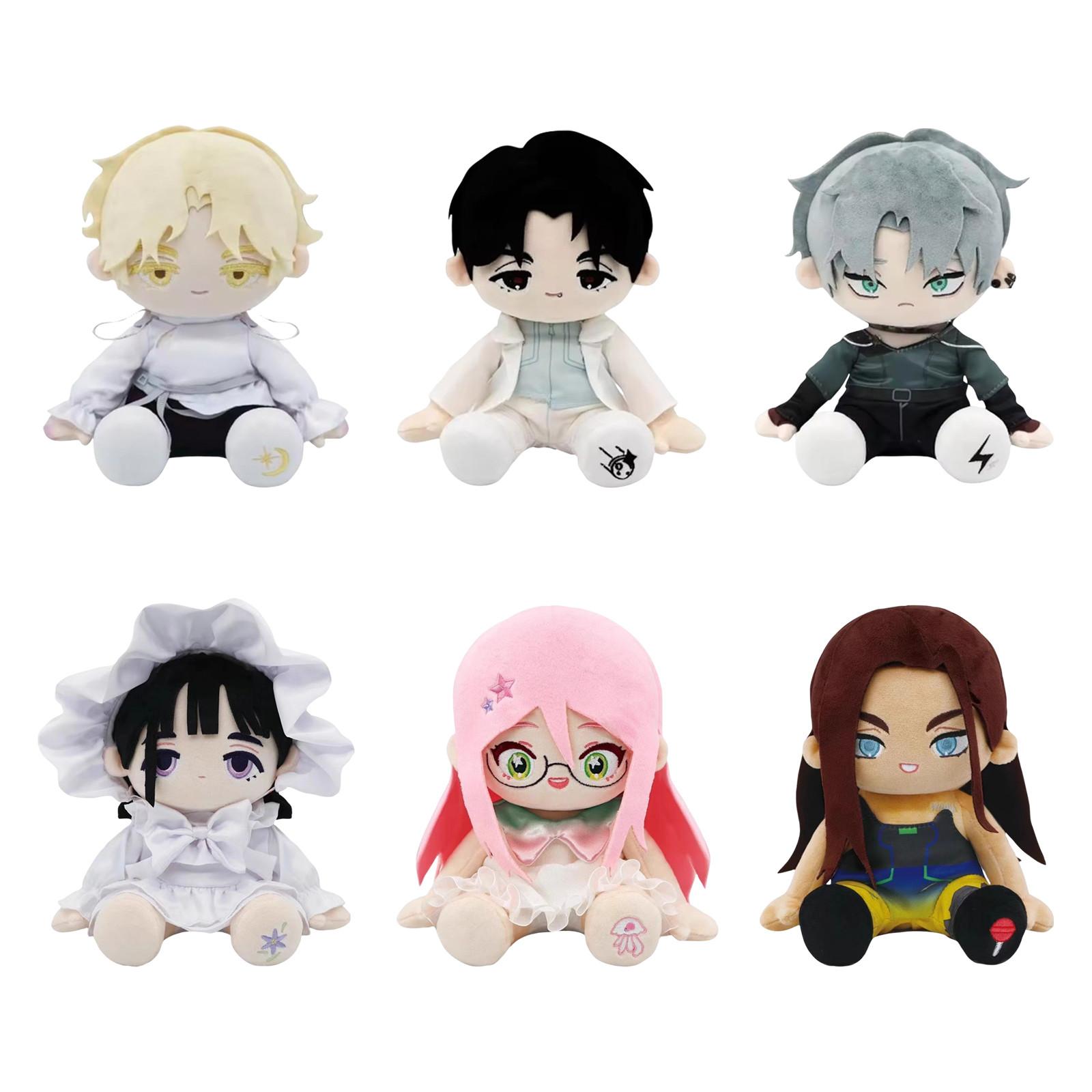 

Аниме-куклы, креативные подарки, детская кукла-компаньон на день рождения, плюшевая кукла-марионетка, 1 шт, 7,8 дюйма One Size чёрный