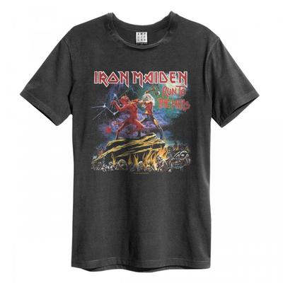 Amplified Unisex Adult Run To The Hills Iron Maiden T-Shirt