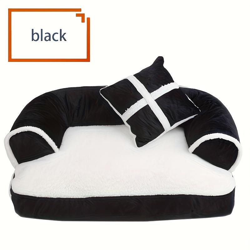 

2024 новый, высокопрочный трехмерный полипропиленовый хлопок, четырехсезонная будка для кошек и собак, можно разбирать и стирать S чёрный