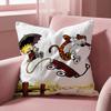 C-Calvin and H-Hobbes Cushion Cover Multi-Scene Pillow Cover for Home & Car - Reversible, Soft & Durable for Daily Use