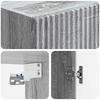 Wall Mounted Cabinet Gray Sonoma 33 x 34.5 x 90 cm Particleboard