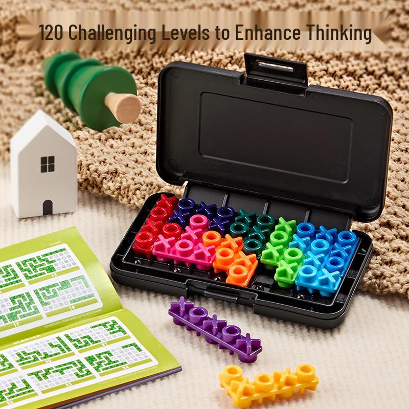 Smart Beads Pyramid Puzzle for Kids - Enhances Logical Thinking