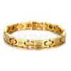 Titanium Steel Bracelet With Cubic Zirconia Stones Geometric Oval Design Women Fashion OL Style