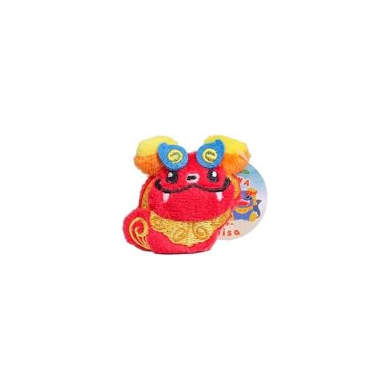 Takeoff Plush Shisa Magnet Red H5xW5xD1.7cm