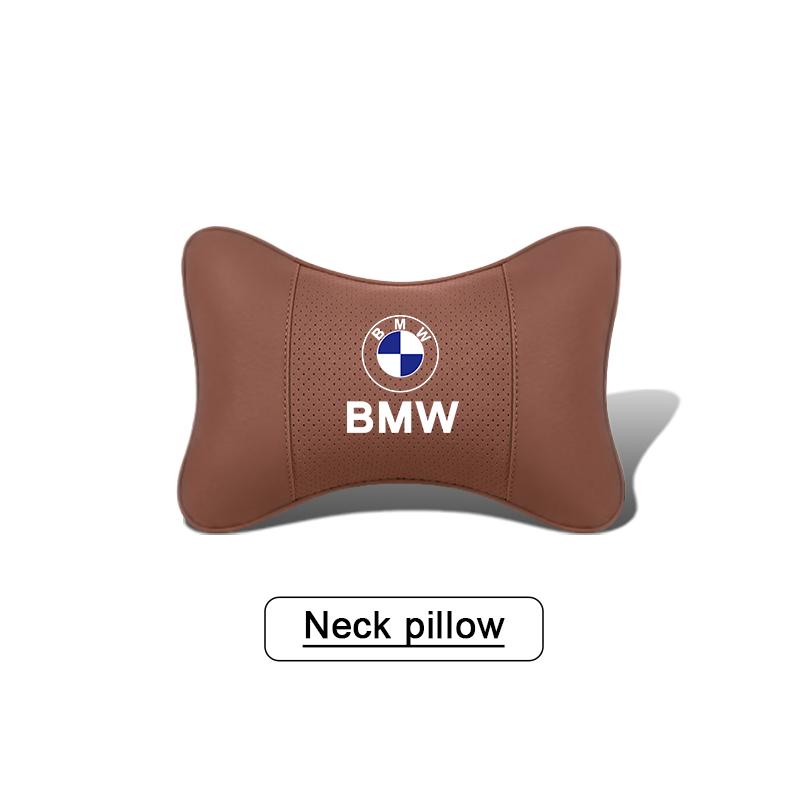 Car Headrest M-emblem Neck Pillow Auto Accessories For BMW E46 E90 E60 F30 F10 E39 E36 F20 G20 G30 E92 E87 E91 X5 E70 F11 E30 X3 BA8