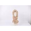 Winter New Fire Fox Plush Hat Scarf Women's Gloves Integrated Three-piece Set Student Warm Thickened Hat