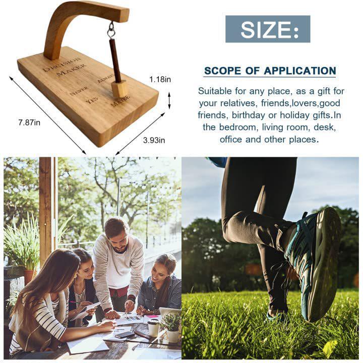 Magnetischer schwingender Holz-Entscheidungsfinder-Ball - Tischspielzeug & Dekorationsgeschenk.