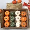 9pcs Autumn simulation pumpkin, DIY decoration, autumn harvest festival decoration, Halloween decoration, party decoration