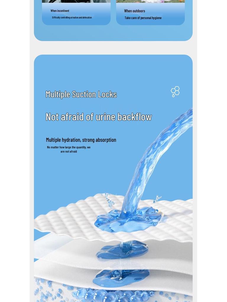 Elderly Adult Pull-up Diapers & Urine Pads for Care