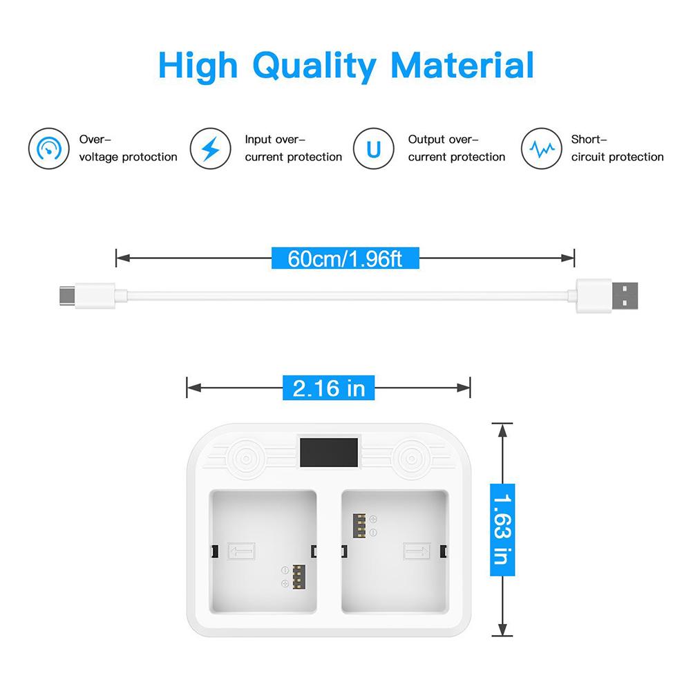 Battery Charger Station Compatible with Arlo Ultra 4k Arlo Pro 3 Camera Dual Charging Station LED