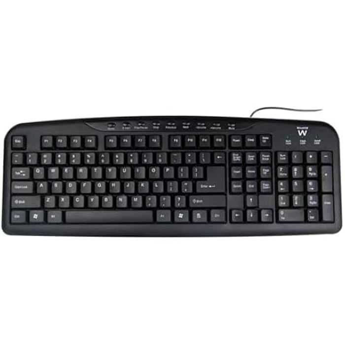 Clavier - EWENT - EW3195 - USB - Touches silencieuses - Contrôle multimédia