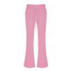 Set con felpa casual color block e pantaloni in maglia da donna Street Style 2025 per Primavera e Autunno
