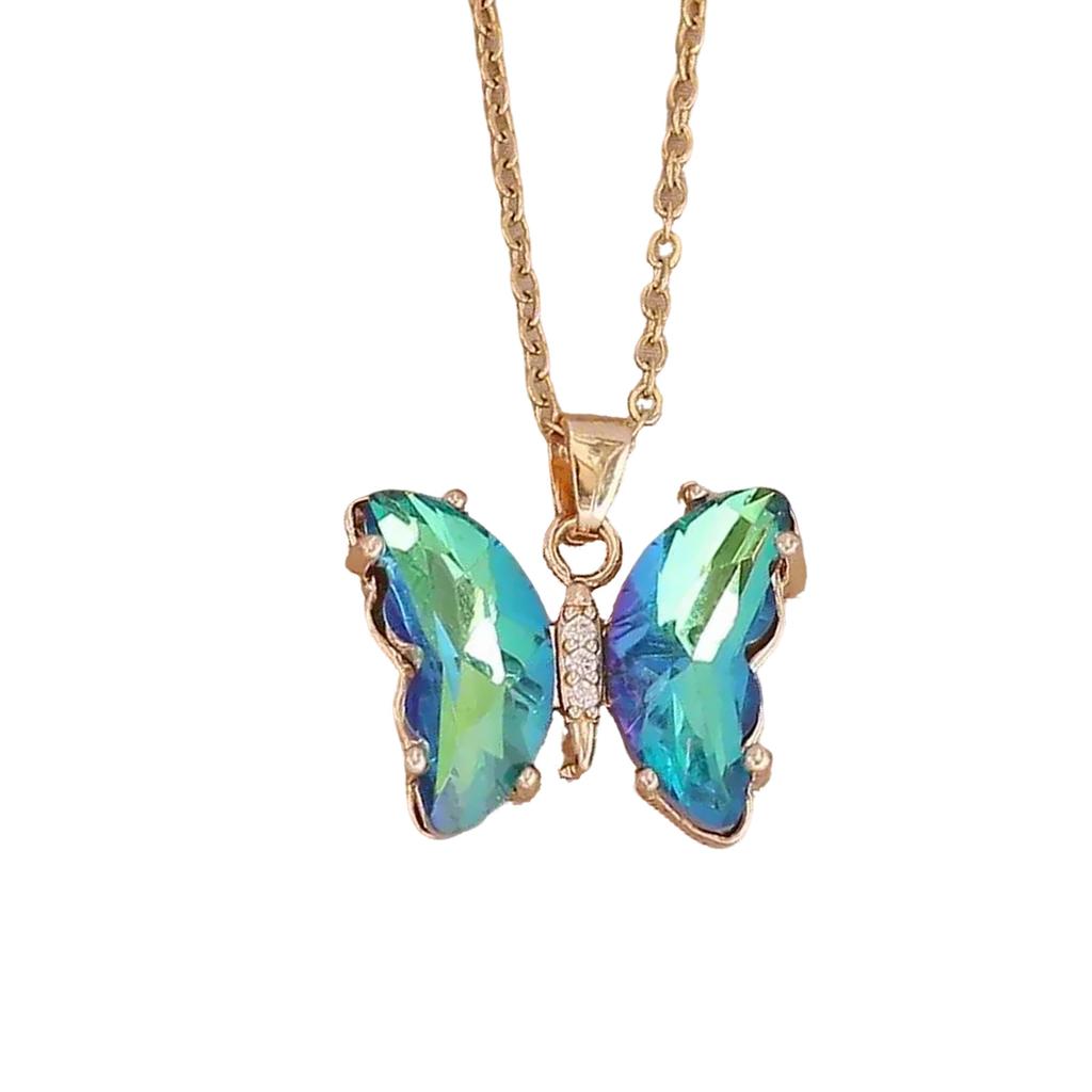 Elegant Butterfly Pendant Necklace Symbolizing Grace and Charm for Fashionable Women In Daily Wear or Parties