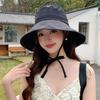 Hat Women's Solid Color Versatile Bucket Hat Summer Outing Big Brim Sun Hat Simple Sun Hat Thin