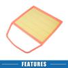 ABSOPRO Engine Air Filter 13717556961 for BMW 135i 335i 528i 535i and Z4 No. (2008-2011), (2007-2012), (2008-2010), (2008-2010), (2009-2016).
