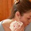 L’OMBRILLANT Adele Fleur Ribbon Hairpin (BLACK)