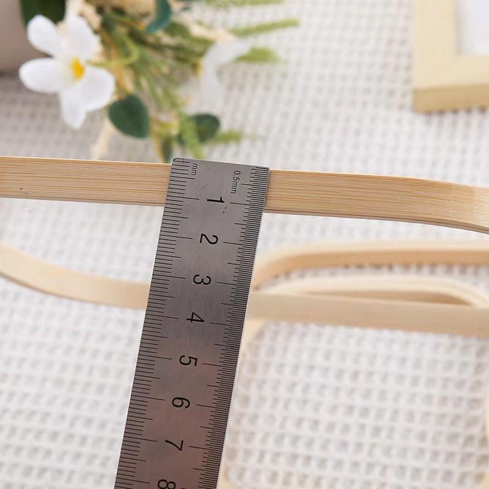 Bamboo Wood Square Embroidery Hoop Set Square Shape Cross Stitch Hoop  Home Handcraft