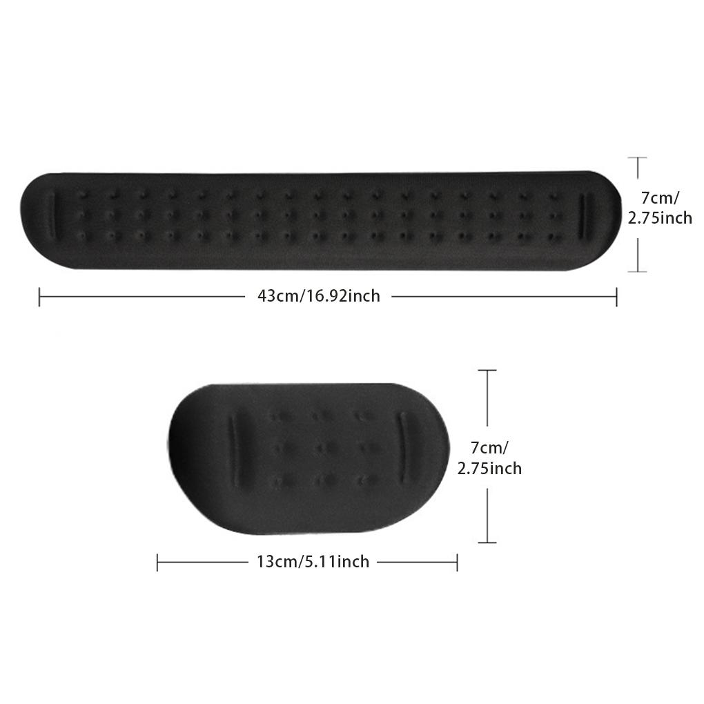 Computer Keyboard Ergonomic Wrist Rest Bedroom Mouse Support Pads Elastic Supporting Cushions Desktop PC Accessories