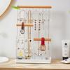 Jewelry Shelf Hanger Necklace Display Stand Earring Jewelry Storage Desk Small Item Metal Organizer Home Appliance For Store