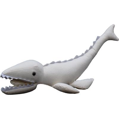 Canvasdocka Mosasaurus Medium 25 x 15 x 5 cm Meddelande Färgat Papper Gåva Present Konstverkstad Present Krya på dig-present Firande