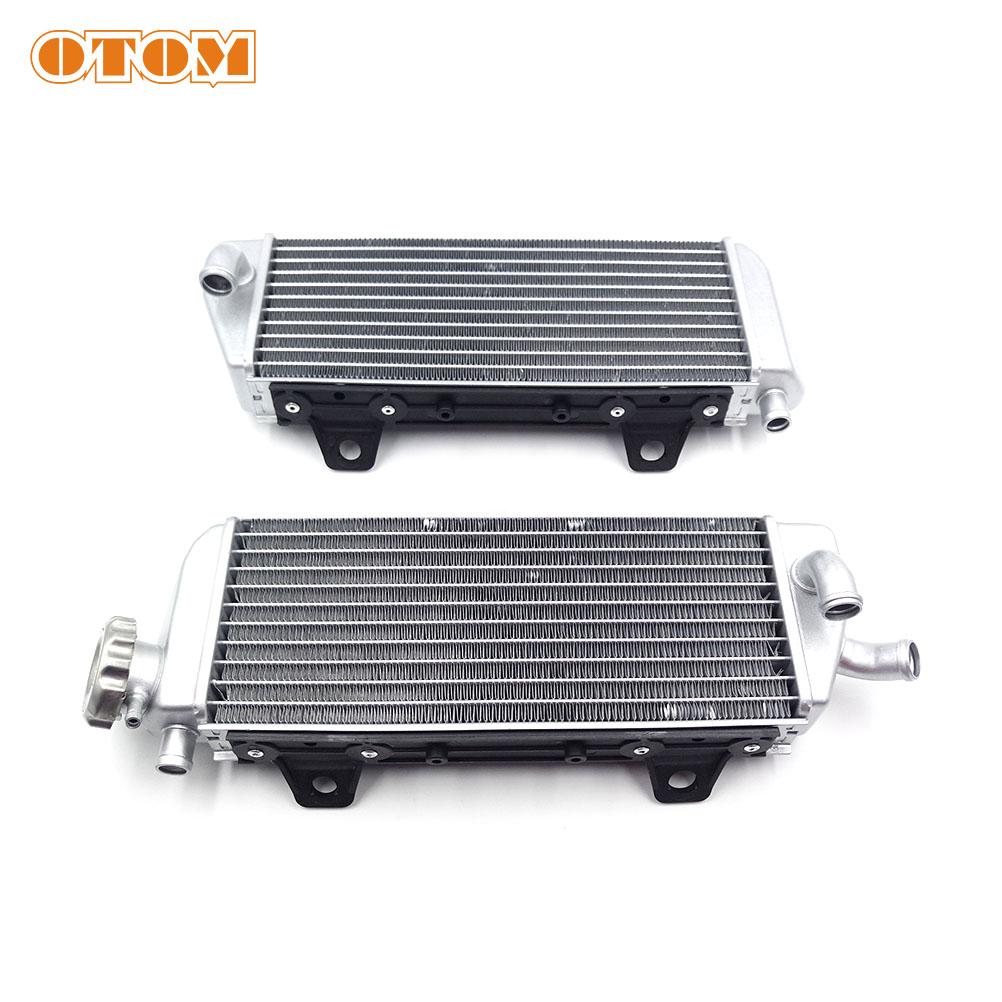 OTOM Motorcycle Radiator Cooler Cooling Water Tank Pit Dirt Bike Motocross Left & Right Side For KTM EXCF SX XCF HUSQVARNA TC FX