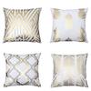 Bronzing Cushion Cover Love Kiss Cotton Polyester Geometric Printed Lips Home Decorative Pillow Cover Pillowcase