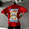 One Piece Anime Luffy Pirate T Shirt Men Women 2026 Summer Trendy Streetwear Cotton Short Sleeve Tee Casual Top Cosplay Y2k New