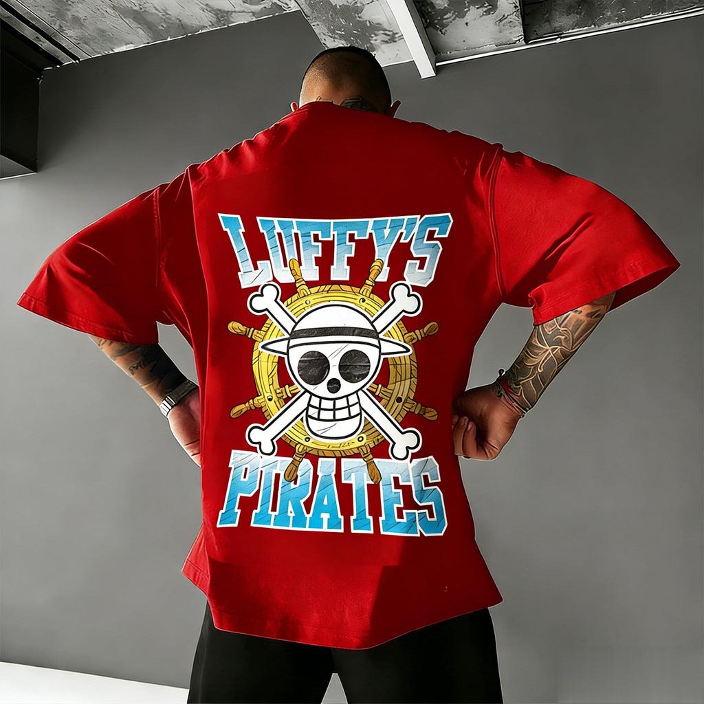 One Piece Anime Luffy Pirate T Shirt Men Women 2026 Summer Trendy Streetwear Cotton Short Sleeve Tee Casual Top Cosplay Y2k New