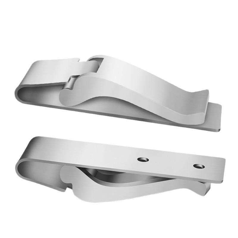 Portamonete Portafoglio in Acciaio Inossidabile - Mini Fermasoldi Metallico Porta Regalo
