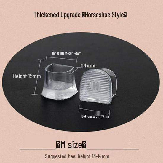 Silent Anti-Slip Heel Covers - Wear-Resistant Stiletto Accessories & Replacement Pads