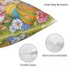 Easter Bunny Pillow Cover Pastoral Style Funny Pillow Case For Sofa Car Home Decor Cushion Cover Soft Design Pillowcases Gift
