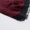 Dark Gothic Floor-Length Lace-Up Punk Skirt - Halloween Irregular Style